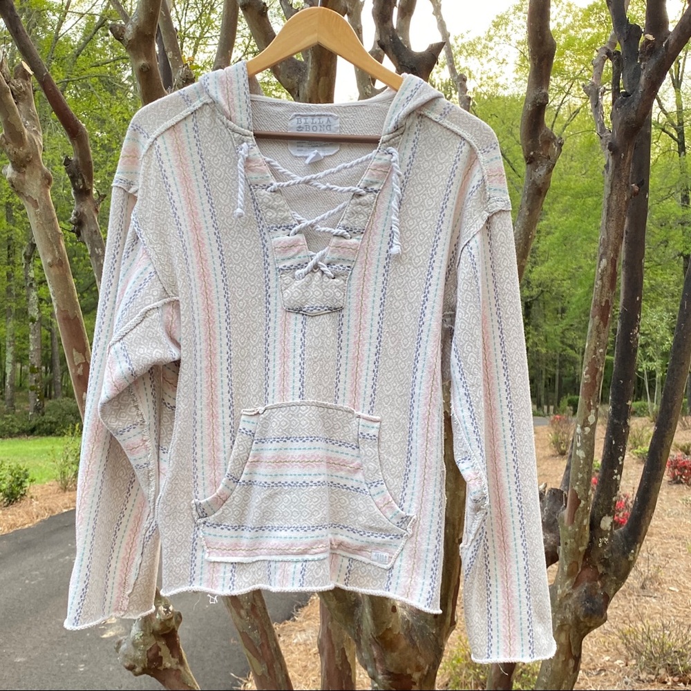 Billabong pastel surfer hoodie